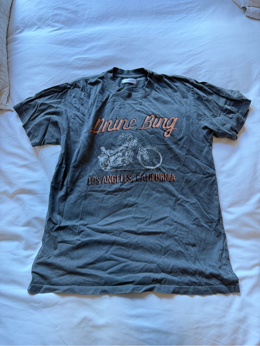 Anine Bing Graphic Motorcycle Tee